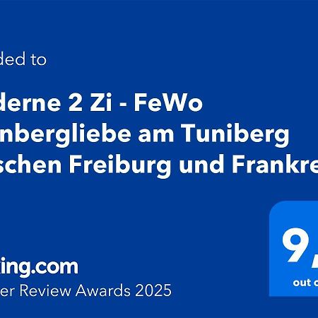 Moderne 2 Zi - Fewo Weinbergliebe Am Tuniberg Zwischen Freiburg Und Frankreich Merdingen Eksteriør bilde